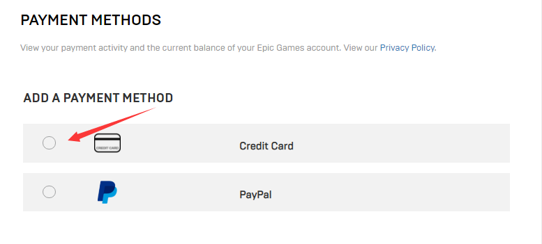 epic虚拟信用卡