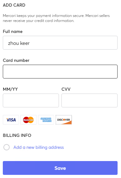 mercari虚拟信用卡
