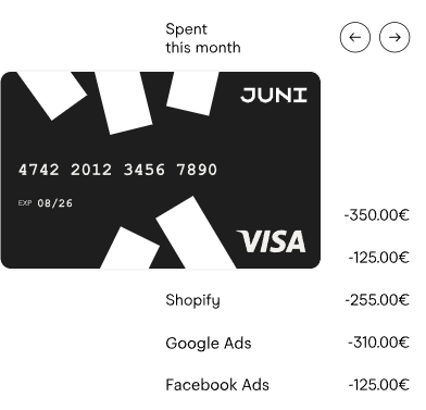JUNI虚拟信用卡