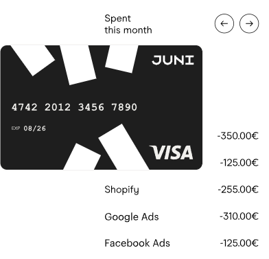 英国企业级JUNI虚拟信用卡介绍BIN474220