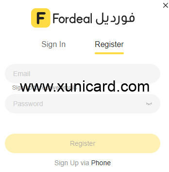 fordeal虚拟信用卡