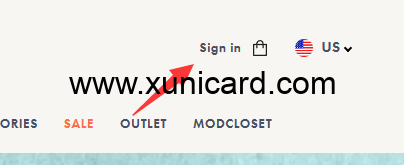 ModCloth虚拟信用卡